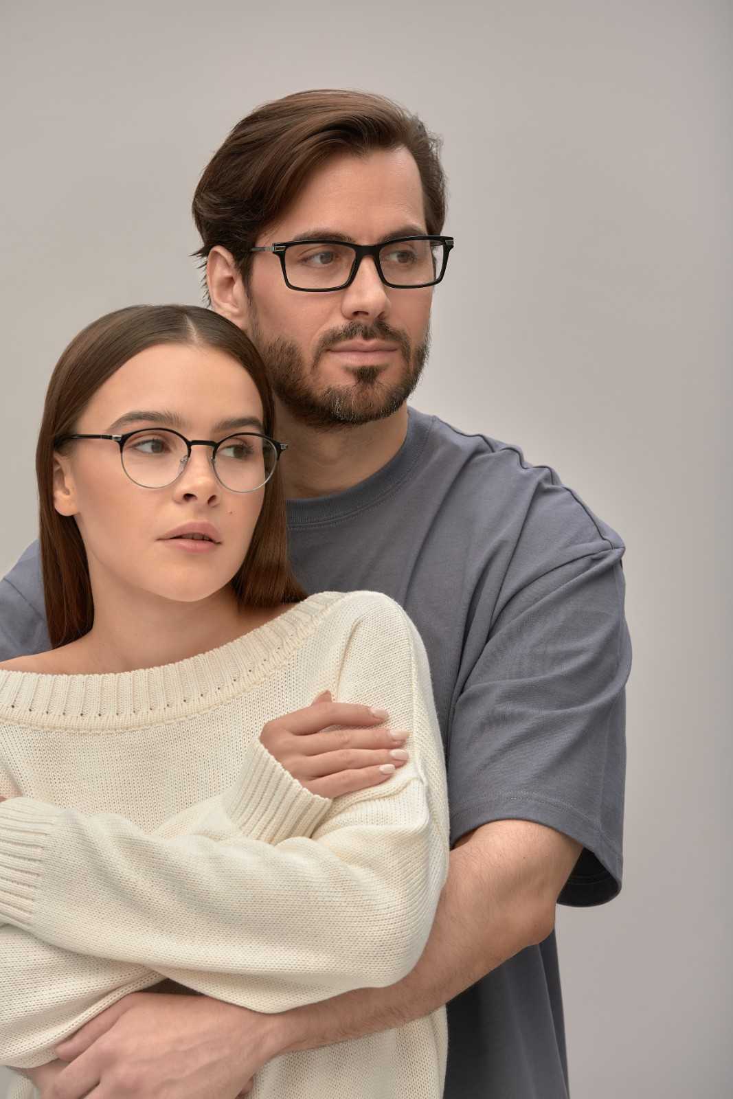 Featured customer wearing Hakim Optical frames